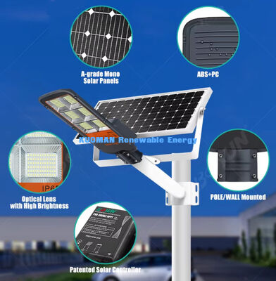 Double Arm Waterproof Solar Garden Light 100W-500W Pathway Solar LED Lights