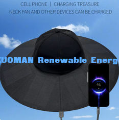Solar Sunshade and power storage Power Hat new Foldable Portable Rechargeable Solar Hat