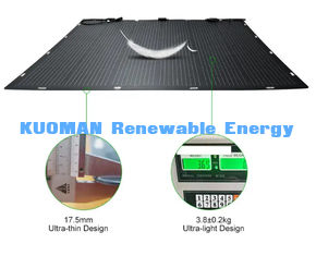 200W Bifacial Flexible Solar Panel for RV, Home, and Travel – Featuring FFC and Carbon Fiber Technology