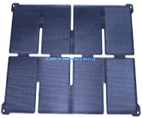 Black 100W All In One Solar Charger Foldable For  Phones / Laptops