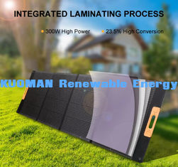 Multi-Port Solar Charger 300W 100% Green Solar Power Bendable Folding Portable Solar Panel