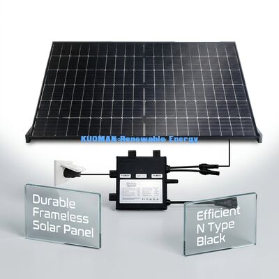 High Power Output Solar Panel with IP65 Weather Resistance and Durable Aluminum Frame for Industrial Use
