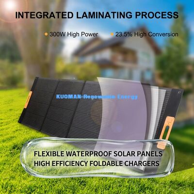 300W Foldable Solar Panel with -Grade IBC Cells - Portable Solar Charger for Heavy-Duty Equipment