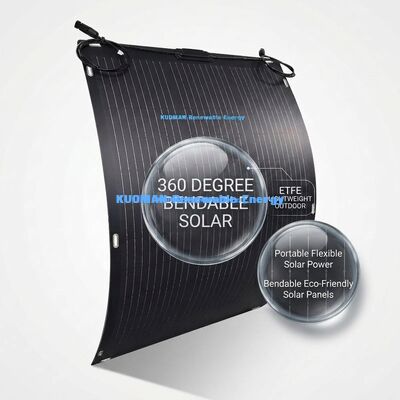 High Efficiency 360° Bendable IP68 Waterproof Flexible Solar Panel with 24.20% Efficiency