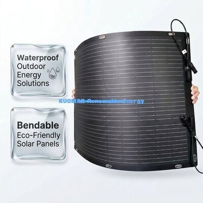 Lightweight 100W Flexible ETFE Solar Panel for RV Travel and Outdoor Adventures