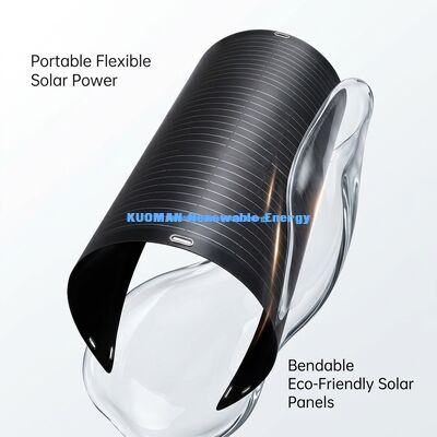 100 Watt 360 Degree Bendable Flexible Solar Panel IP68 Waterproof for Boat Yacht Roof Tent Car