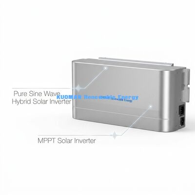 Reliable 11KW Hybrid Solar Inverter with Pure Sine Wave Output and Dual MPPT for Backup Power