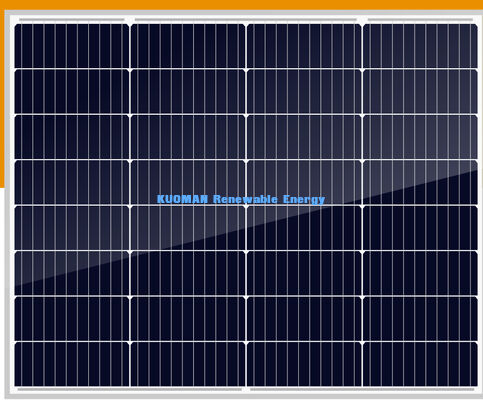 90W Monocrystalline Solar Panel with 18.24% Efficiency and IP67 Waterproof Rating for Off-Grid Power