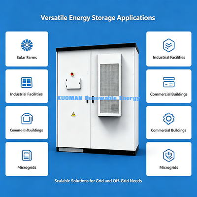 Long Cycle Life 215kWh 768V Industrial ESS | Remote Controllable Energy Storage with EMS Platform