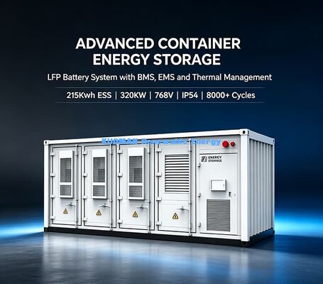 Outdoor IP54 Battery Energy Storage Container | Peak Shaving for Industrial Factories