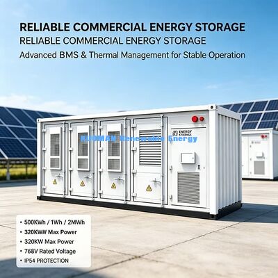 500kWh/1MWh/2MWh Container ESS | Long Cycle Lithium Energy Storage for Solar Projects