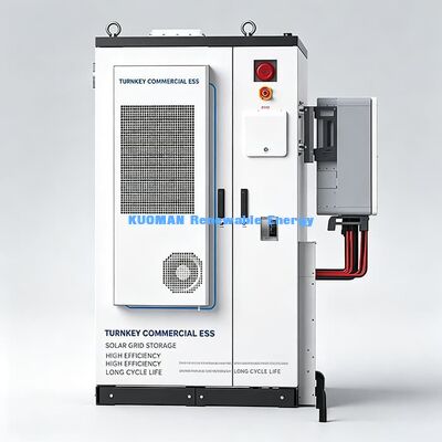 Low Maintenance Outdoor Industrial Energy Storage Air Cooled Cabinet 10ms Backup Switch For Commercial Use