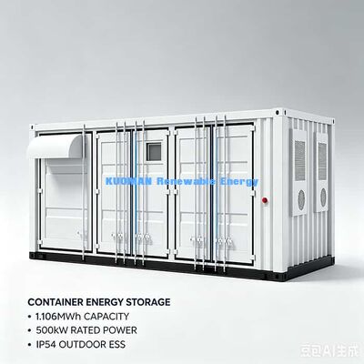 Extreme Temperature Resistant Commercial Container Energy Storage System -30 to 55 Celsius Off-Grid Power Storage