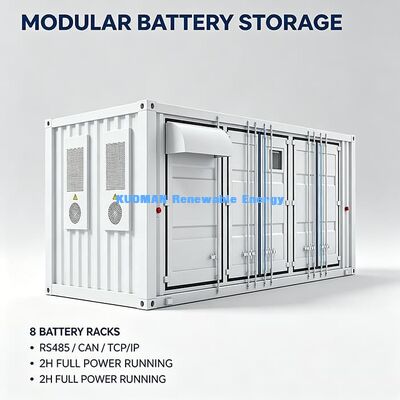 Long Life Containerized Battery Energy Storage 10000 Cycles Intelligent Thermal Management ESS