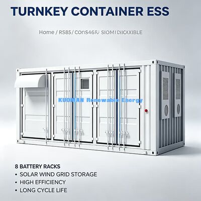 1.106MWh Integrated Container ESS with RS485 TCP/IP Remote Monitoring Microgrid Backup Power