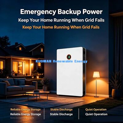 Smart BMS Protected 10.24kWh Powerwall 48V 200Ah LiFePO4 Battery Off-Grid House Solar Backup Power