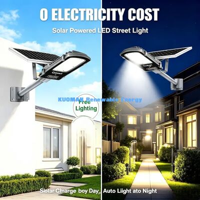 Long Lasting Solar Street Light 26000mAh Large Battery Cloudy Days Working Lamp