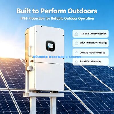 3 MPPT Three Phase Solar Inverter Max PV Voltage 600V Off Grid Solar Power Inverter