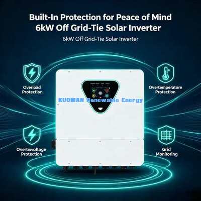IP65-6KL 6KW Split Phase Hybrid Solar Inverter With Touch Screen & WiFi