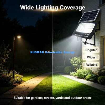 Super Bright 121 LED Beads Solar Flood Light Wide Angle Outdoor Lighting