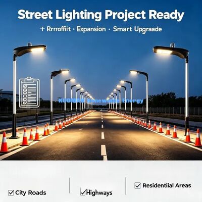 Smart LoRaWAN LED Street Light, Remote 0‑10V Dimming, NEMA Single Lamp Controller, City Road Lighting
