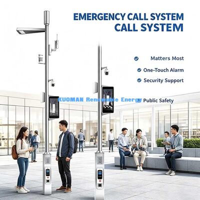Cloud‑Managed Smart Street Light Pole, All‑in‑One IoT Smart Pole for Public Security & Urban Management