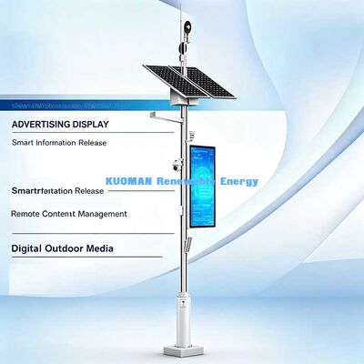 Solar Smart Street Pole, Cloud Remote Management, Easy Maintenance & Low OPEX