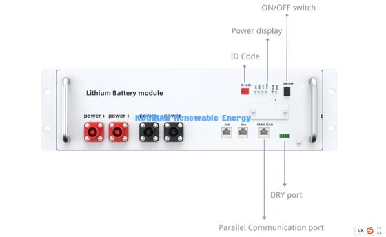 48V 200Ah LiFePO4 Battery Wall Mount Home Battery Storage with 8000 Cycles for Residential Use