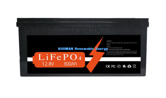 Customized 12V 300Ah Lithium Battery with 3840Wh Energy and 8000 Cycle Life for Energy Storage