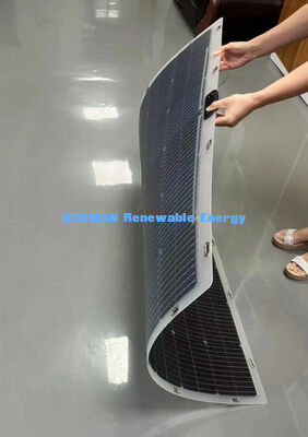 360 Degree Bendable Bifacial Flexible Solar Panel 200W IP68 Waterproof with Carbon Fiber