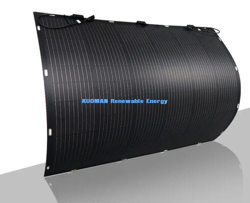 800W Flexible Solar Panel with IP68 Waterproof and 360 Degree Bendable for Roof RV Marine
