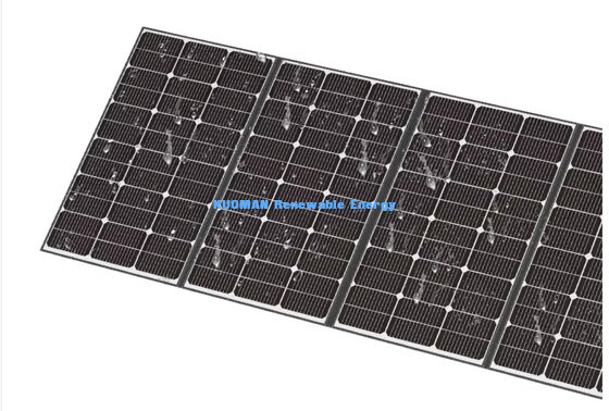 400W 40.3V IP68 Waterproof Portable Folding Solar Panel for Outdoor Adventures