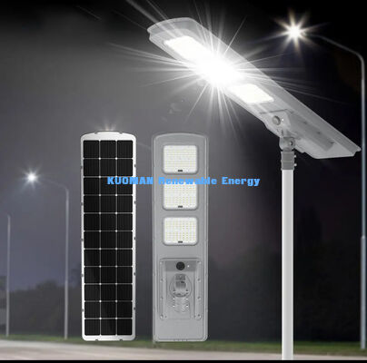 120W IP65 Waterproof Solar Street Light with Motion Sensor Option - 8-10 Year Lifespan