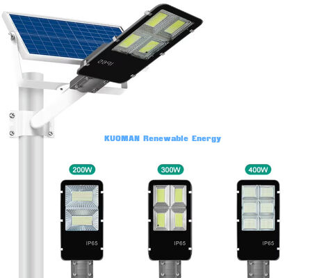 One Solar Street Light with Remote, Pole/Wall Mount, Pro MPPT for 40% More Efficiency