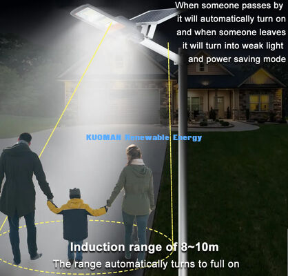 IP67 Waterproof 300W-500W Solar Street Light with Smart Motion Sensor LED Street Lamp