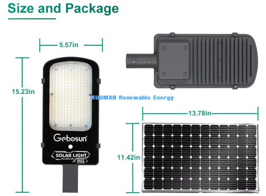 High Quality Waterproof LED street light 500w split solar street light with solar panel