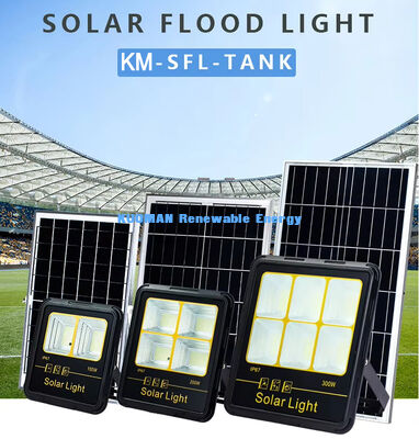 300W LED Solar Flood Light IP65 Waterproof 15000LM High Lumen with Aluminum Alloy Body for Outdoor Lighting