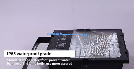 High Lumen Output Solar Flood Light with IP65 Waterproof and Remote Control Option for Outdoor Lighting