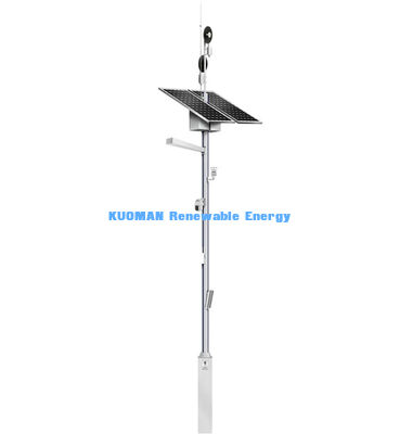 Walkway / highspeed Solar Street Light Pole With LCD Display OEM ODM