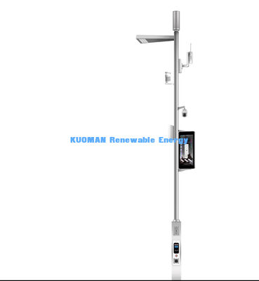 Smart LED Street Light with Remote Control 50000hs Life Span and 4G PTZ IP Camera for Smart City Lighting Pole