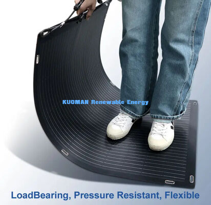 200W IP67 360 Degree Bendable Flexible Solar Panel for RV and Home Travel Bifacial Solar Panel