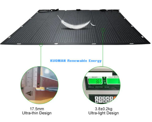 100W Flexible Solar Panel for Roof Boats with Cables  Solar Panel Vendors