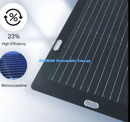 Lightweight 100W Flexible ETFE Solar Panel for RV Travel and Outdoor Adventures