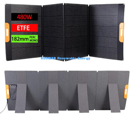 ETFE Solar Panel 22% Efficiency Portable Folding Solar Panel with Foldable Design and Weather-resistant Durability