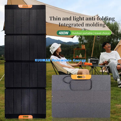 480W Portable Foldable Solar Panel with 22% Efficiency and Weather Resistant Design