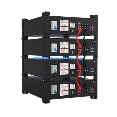 KM New Power 51.2V 400Ah Home Battery Storage System for Solar Panel Charging