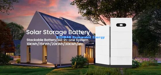 Eco Friendly Stackable LiFePO4 Battery 51.2V 400Ah For Home Energy Storage With 10-Year Warranty