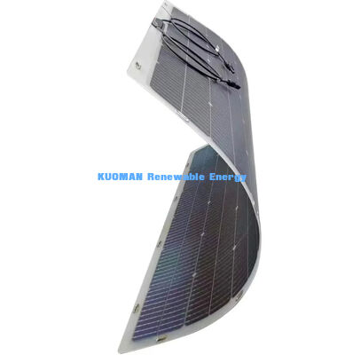 IP67 Waterproof 200W Power Output 360° Bendable Flexible Bifacial Solar Panel for RV Home and Travel