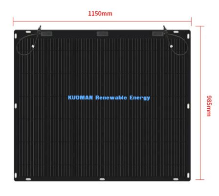 Eco-Friendly Flexible Solar Panel – Carbon Fiber + Recyclable EVA for Zero Carbon Footprint