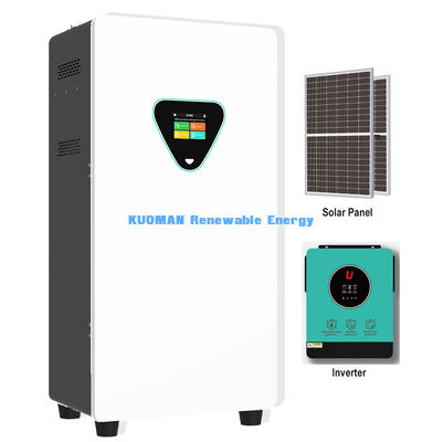 51.2V 300Ah Solar Hybrid LiFePO4 Battery System Off-Grid Home Emergency Power 6000 Cycles